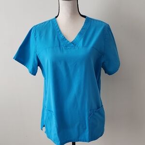 4 For $20 SB Scrubs Turquoise V-Neck Short Sleeve Top